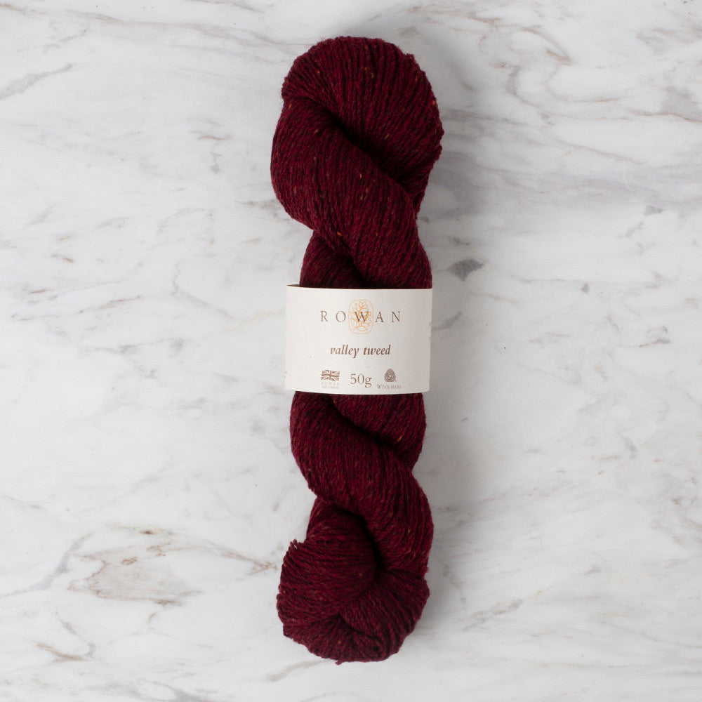 Rowan Valley Tweed 50gr Bordo El Örgü İpi - 106